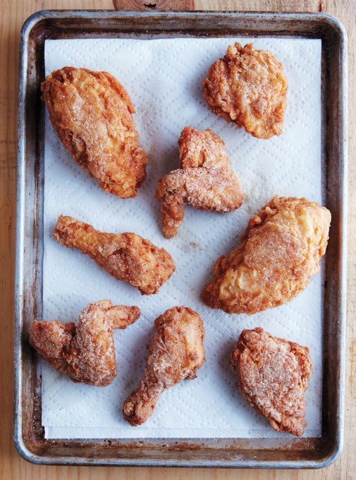 Crispy fried chicken