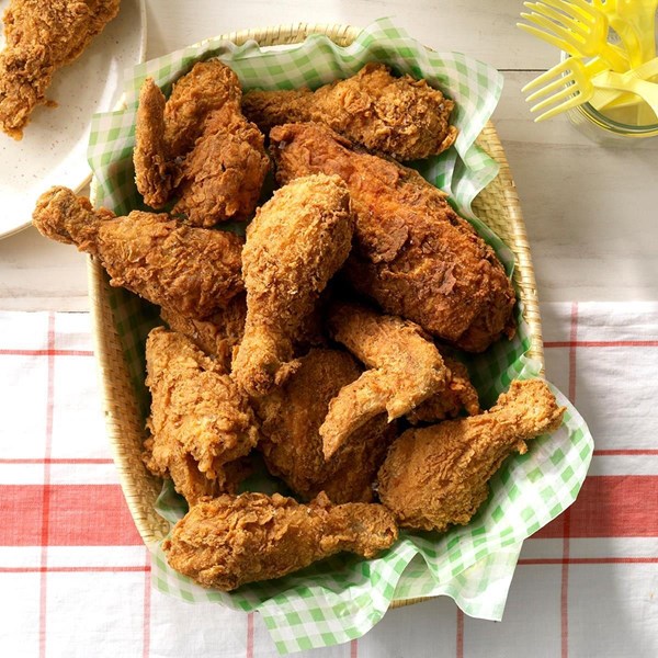 Crispy fried chicken