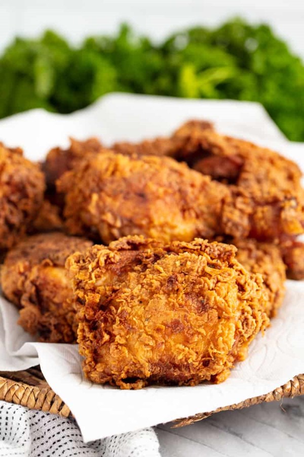 Crispy fried chicken