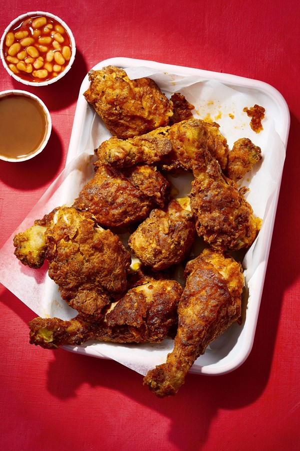 Crispy fried chicken