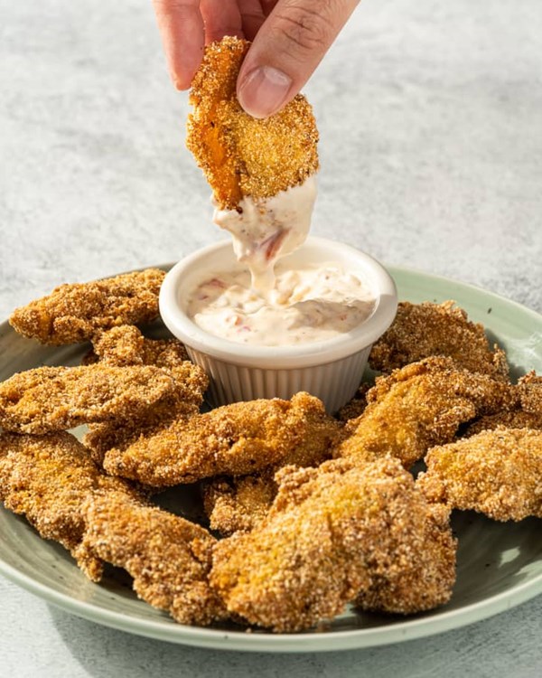 Crispy fried oysters