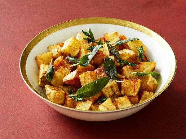 Crispy fried potatoes