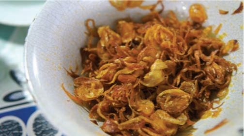 Crispy fried shallots