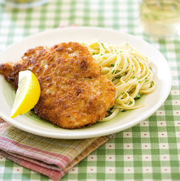 Crispy garlic chicken cutlets