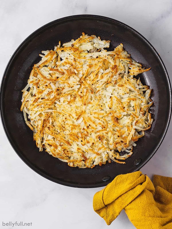 Crispy homemade hash browns