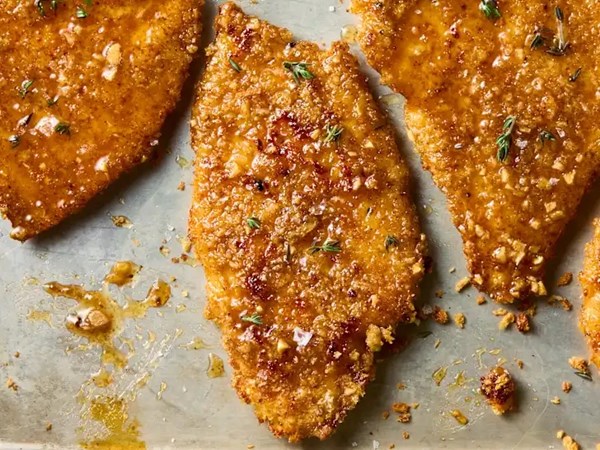Crispy hot honey baked chicken 