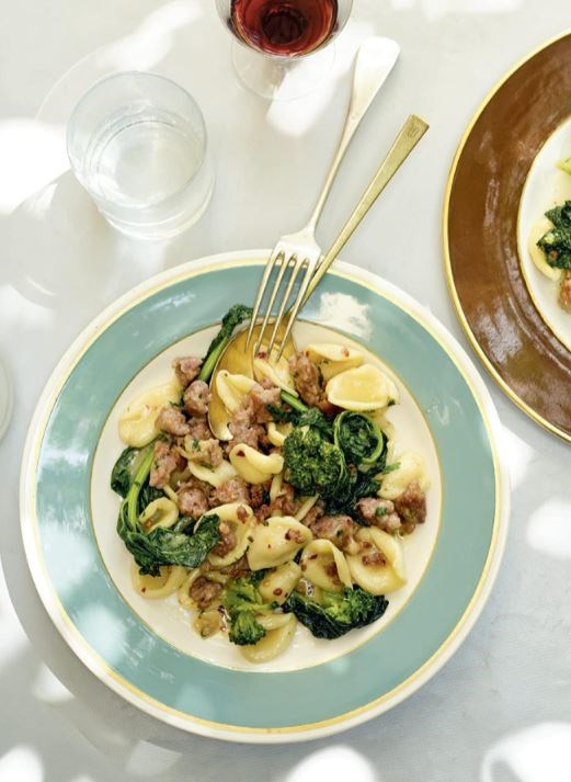 Crispy Italian sausage & broccolini orecchiette