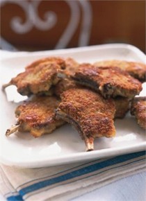 Crispy lamb chops