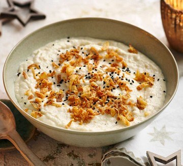 Crispy onion & bread sauce