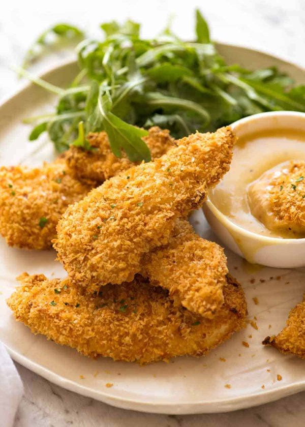 Crispy oven baked chicken tenders