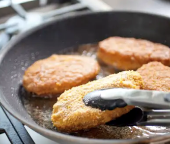 Crispy pan-fried pork chops