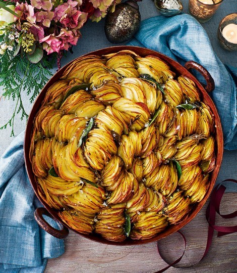 Crispy pan potatoes