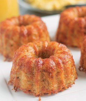 Crispy Parmesan hash brown bundts
