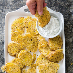 Crispy Parmesan potatoes