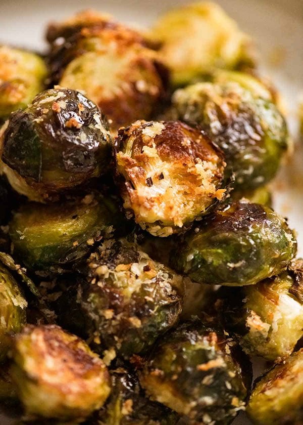 Crispy Parmesan roasted Brussels sprouts 