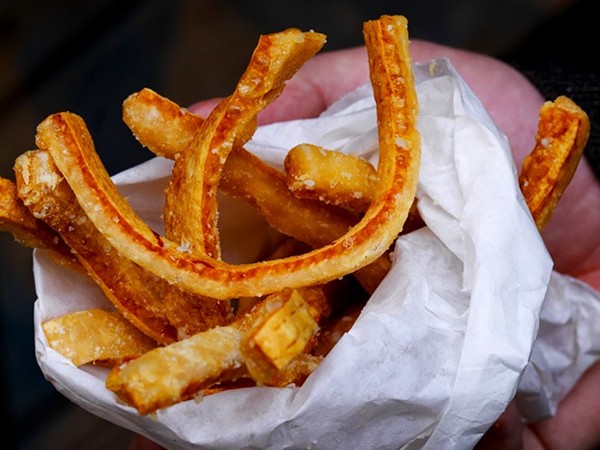 Crispy pork cracklings