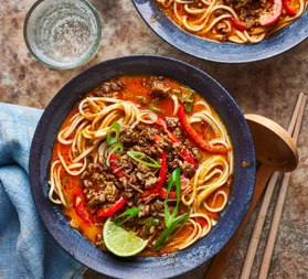 Crispy pork massaman ramen (Georgia Hughes)