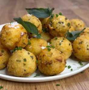 Crispy potato balls