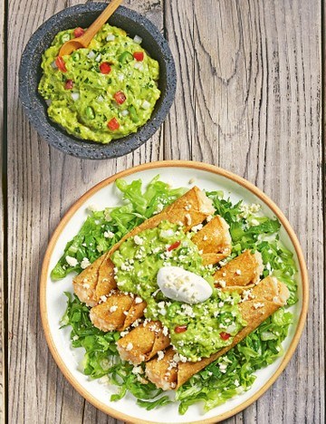 Crispy potato tacos (Taquitos dorados de papa)