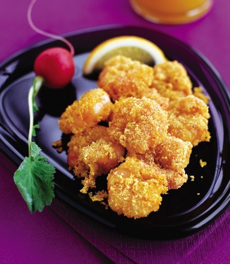 Crispy prawns