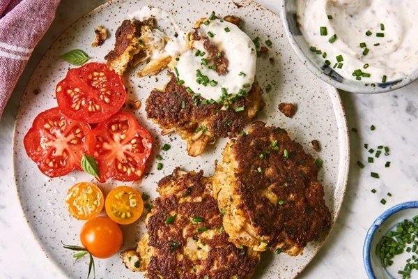 Crispy quinoa crab cakes 