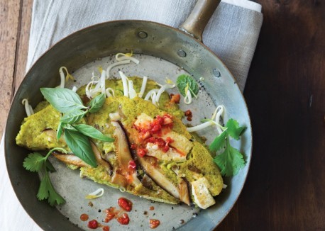 Crispy rice pancakes (Bánh xèo)