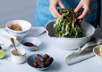 Crispy rice salad