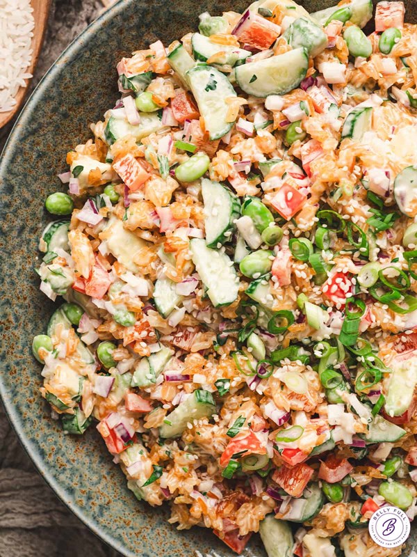Crispy rice salad
