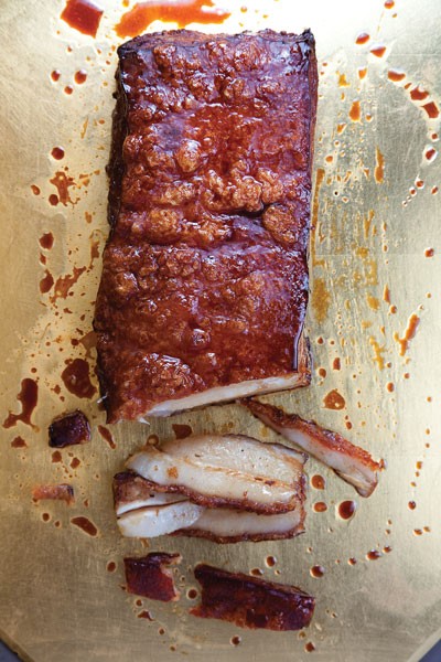 Crispy roast pork (Siew yoke)