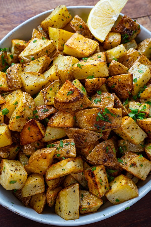 Crispy roast potatoes