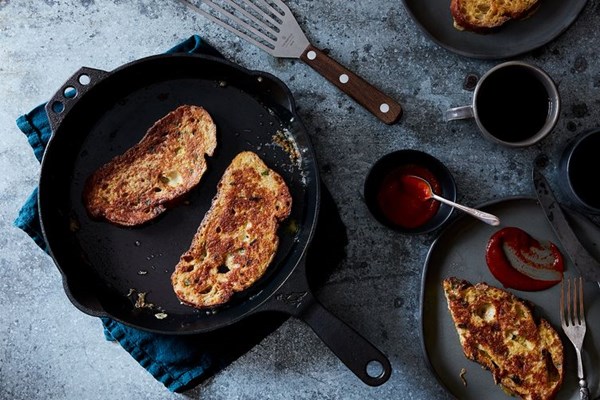Crispy salt and pepper French toast