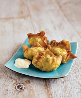 Crispy shrimp dumplings