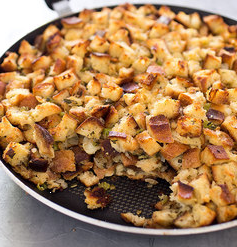 Crispy skillet stuffing