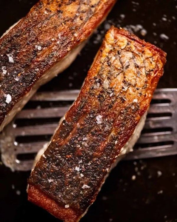 Crispy skin fish