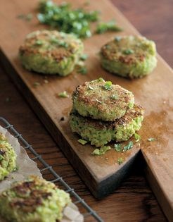 Crispy soybean fritters