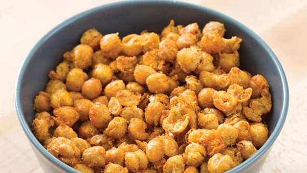 Crispy spiced chickpeas