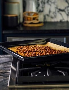 Crispy spiced chickpeas