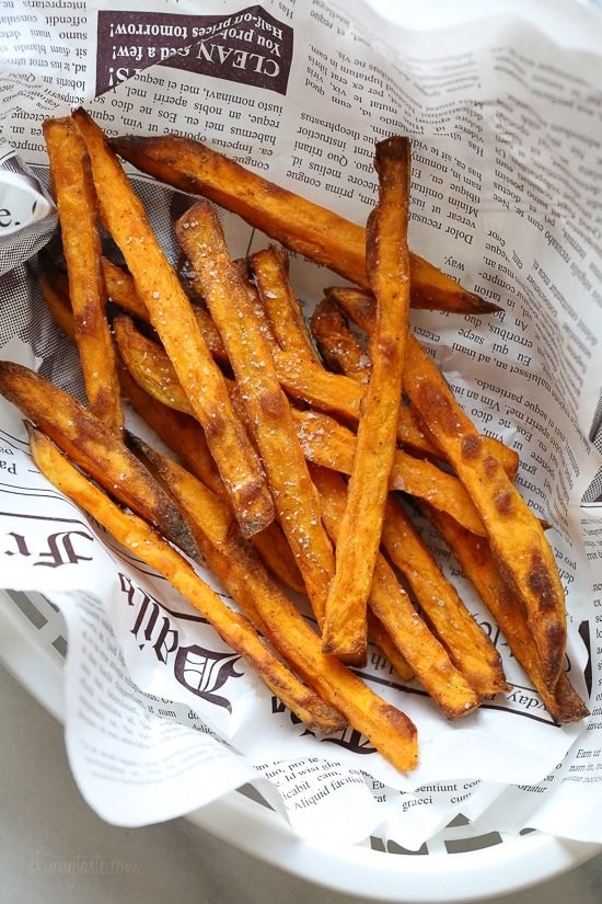 Crispy sweet potato fries