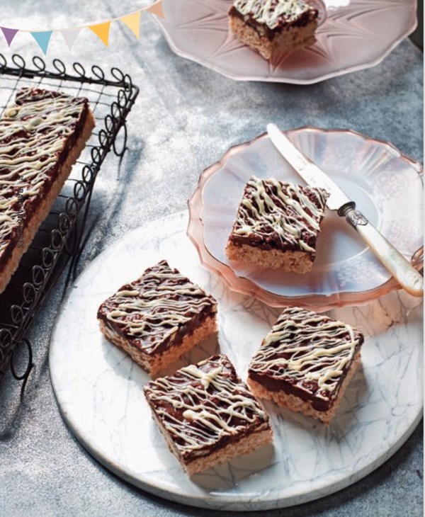 Crispy tiffin slice