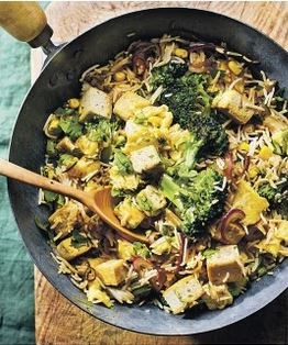 Crispy tofu fried rice