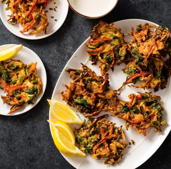 Crispy vegetable fritters