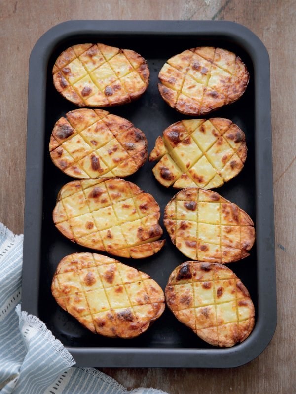 Criss-cross potatoes