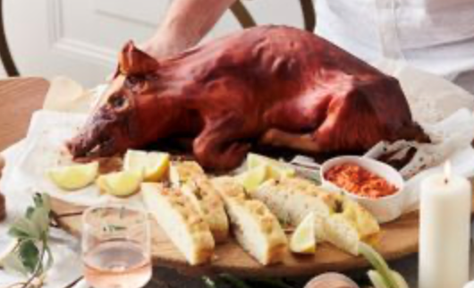 Croatian-style suckling pig
