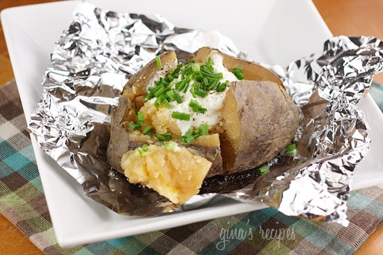 Crock pot "baked" potatoes