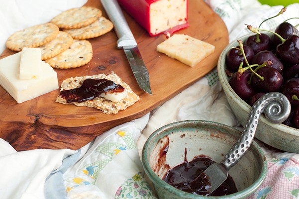 Crock-pot cherry butter