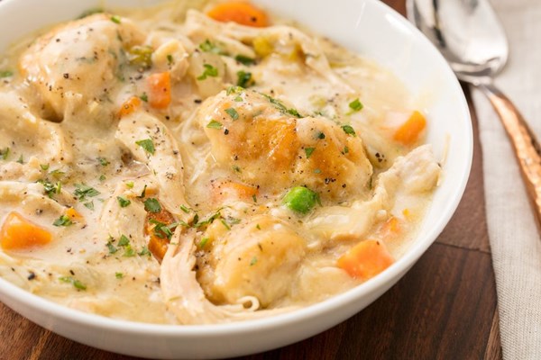 Crock-Pot chicken and dumplings