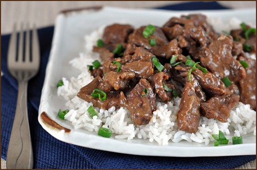 Crock pot Mongolian beef