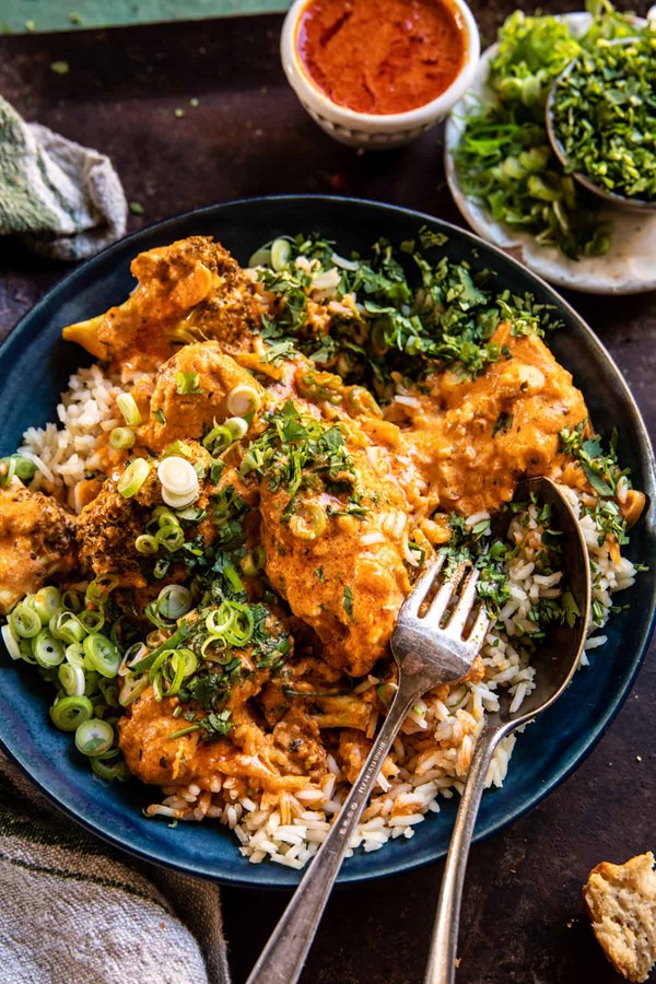 Crockpot Buffalo chicken and broccoli