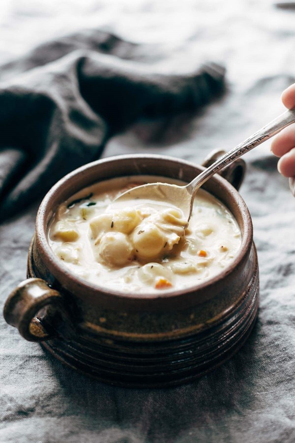 Crockpot chicken gnocchi soup