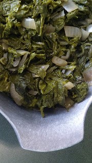 Crockpot mustard greens